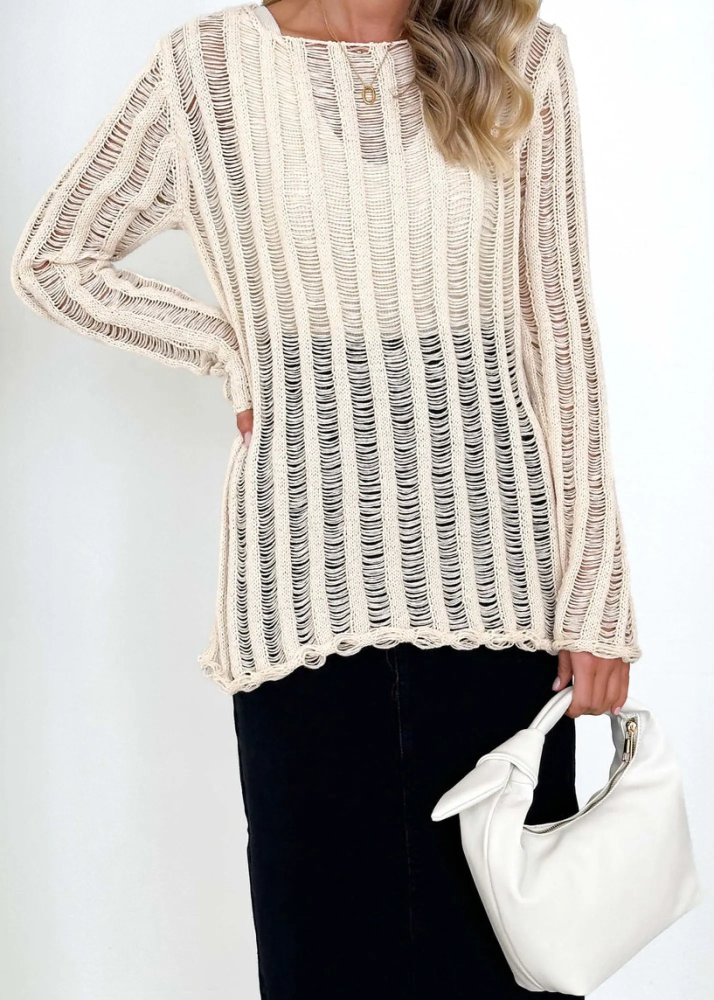 Women Gingham & Heels Sweaters>Jelana Sweater