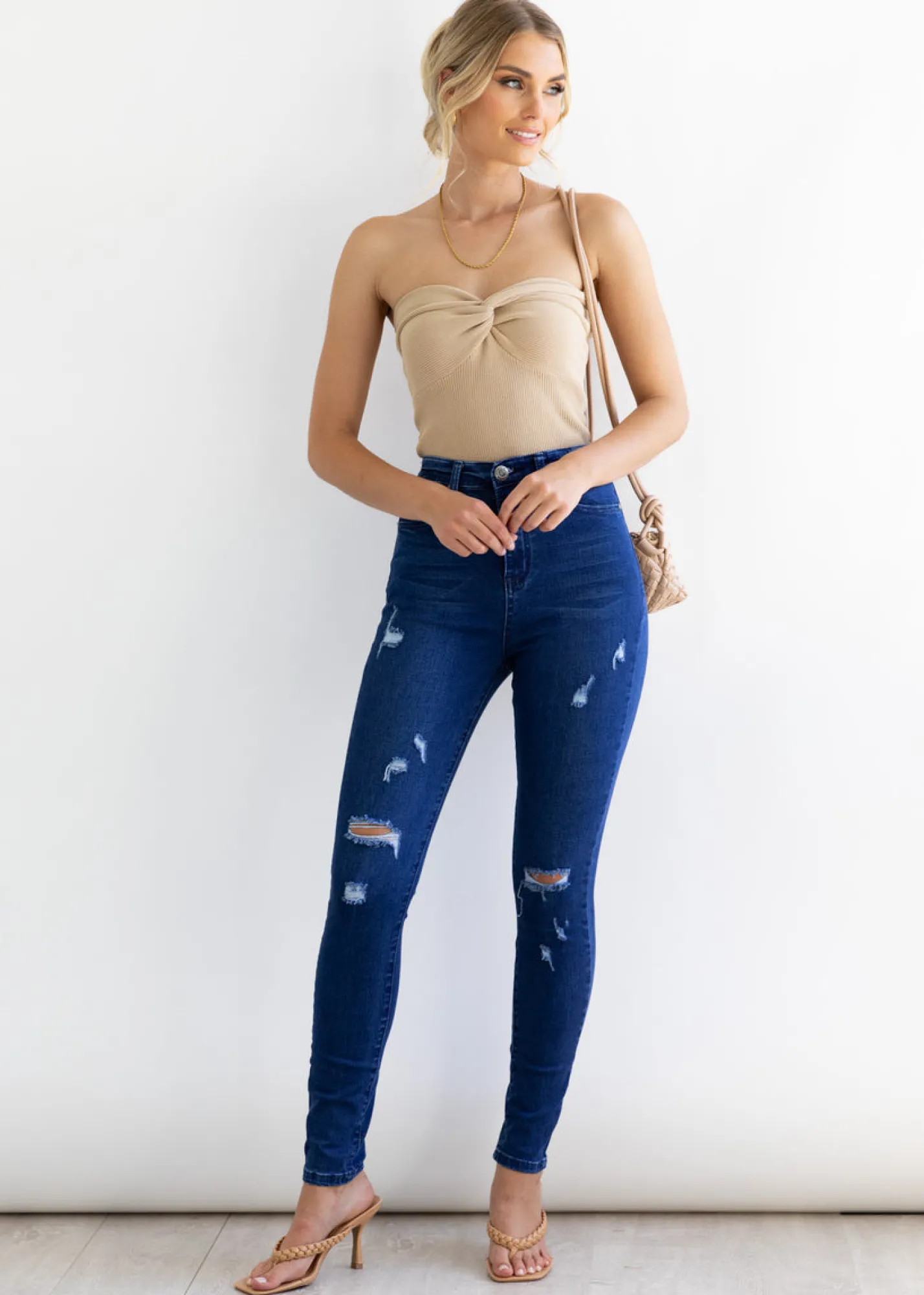 Women Gingham & Heels Jeans>Jordina Hi-Rise Jeans