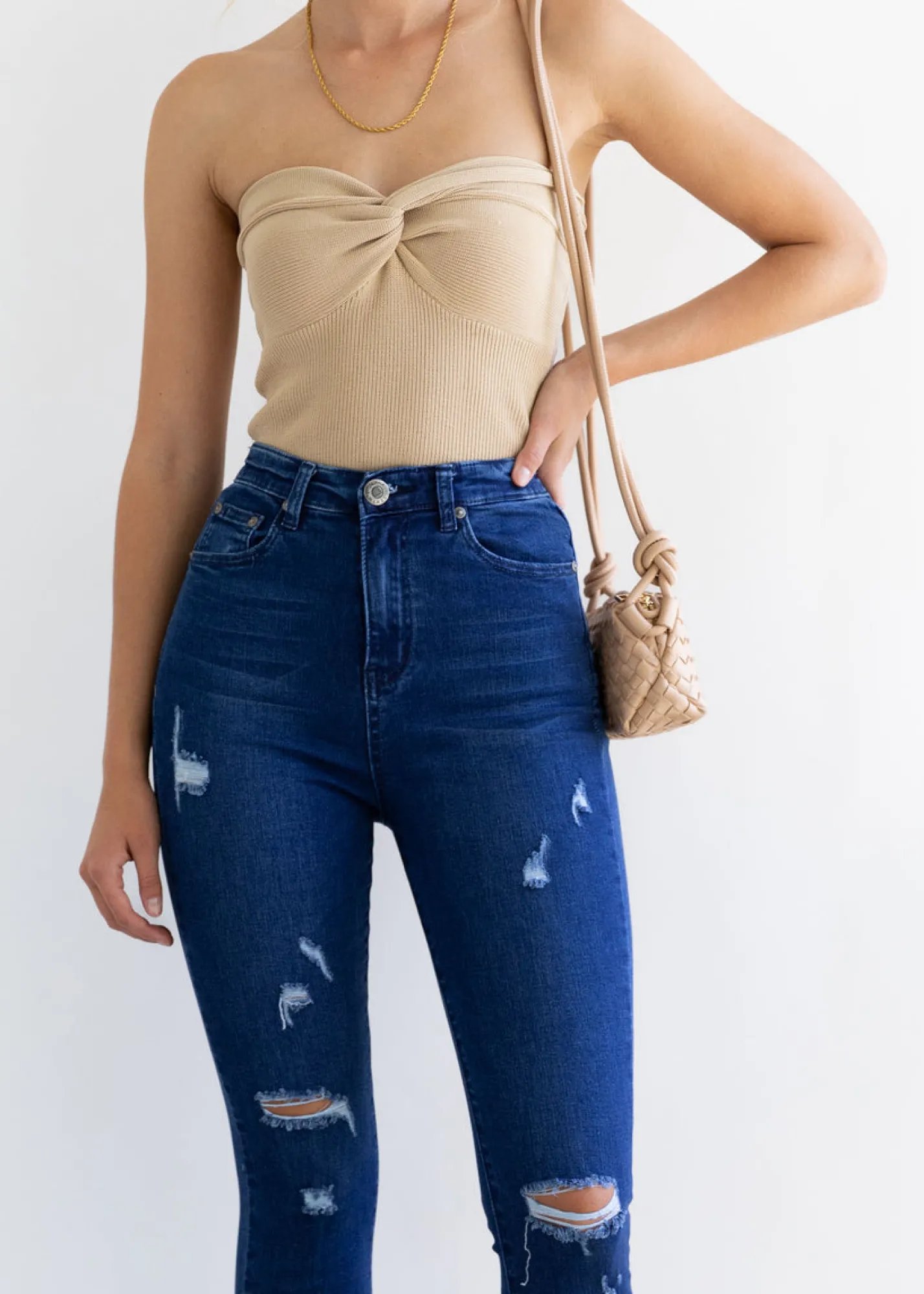 Women Gingham & Heels Jeans>Jordina Hi-Rise Jeans