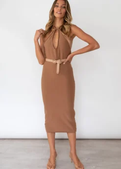 Women Gingham & Heels Knit Dresses><noscript><img width=