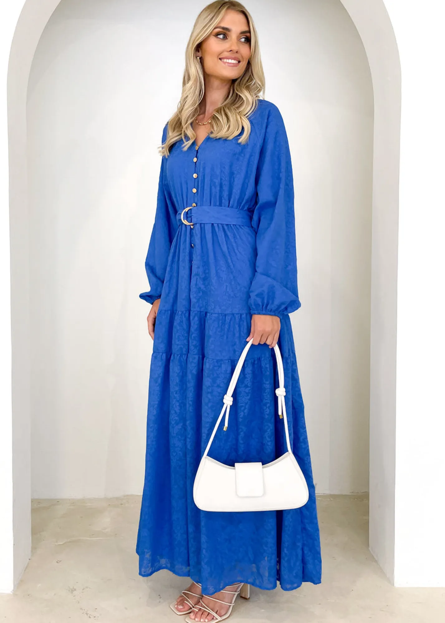 Women Gingham & Heels Maxi>Josse Maxi Dress