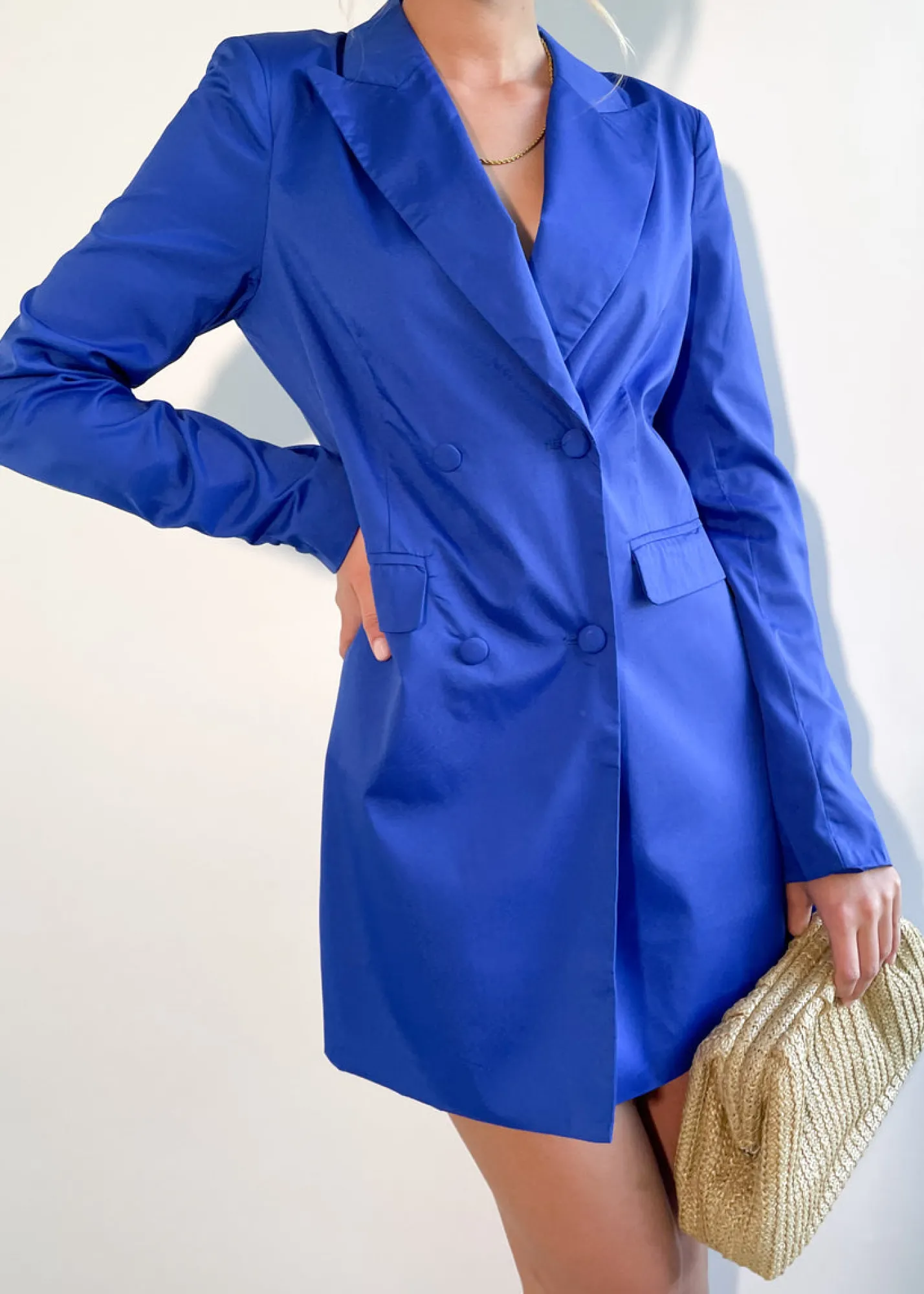Women Gingham & Heels Sets>Juster Blazer