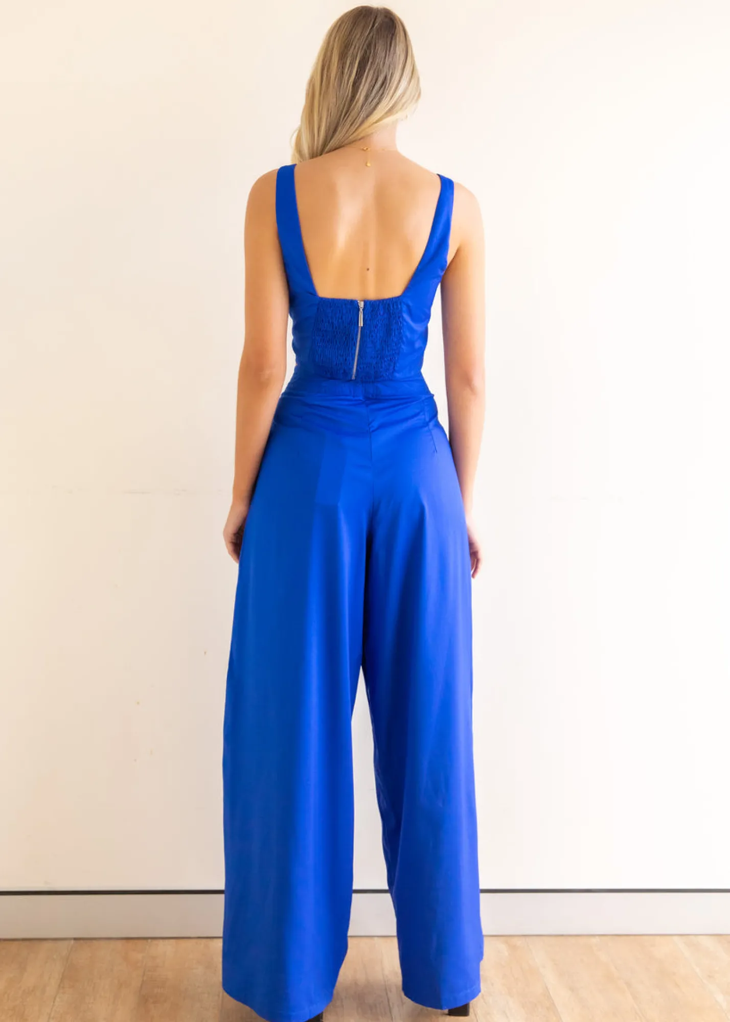 Women Gingham & Heels Sets>Juster Wide Leg Pants