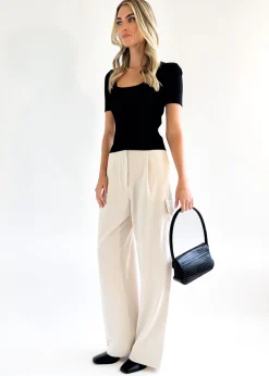 Women Gingham & Heels Basic Tops><noscript><img width=