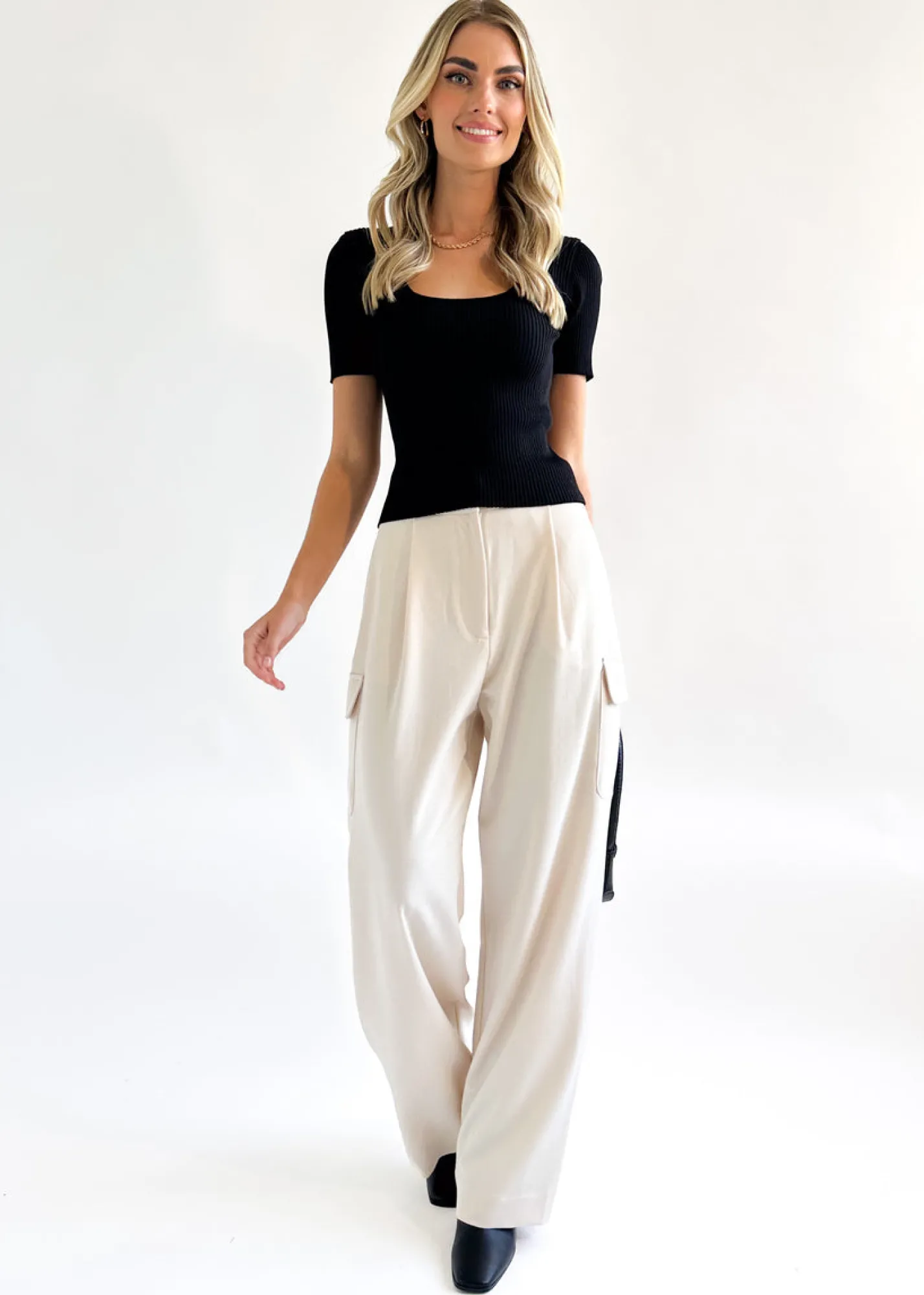 Women Gingham & Heels Knit Tops>Kaitey Knit Top