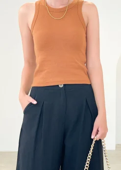Women Gingham & Heels Basic Tops><noscript><img width=
