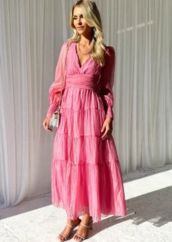 Women Gingham & Heels Maxi><noscript><img width=