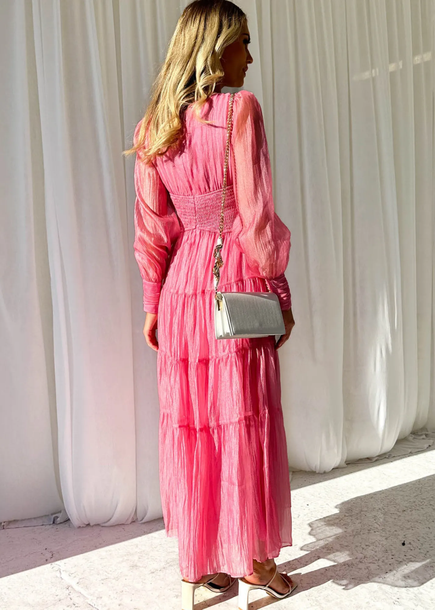 Women Gingham & Heels Maxi>Kamellia Maxi Dress