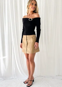 Women Gingham & Heels Knit Tops><noscript><img width=