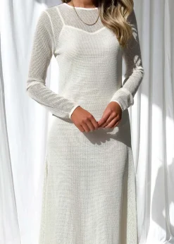 Women Gingham & Heels Knit Dresses><noscript><img width=