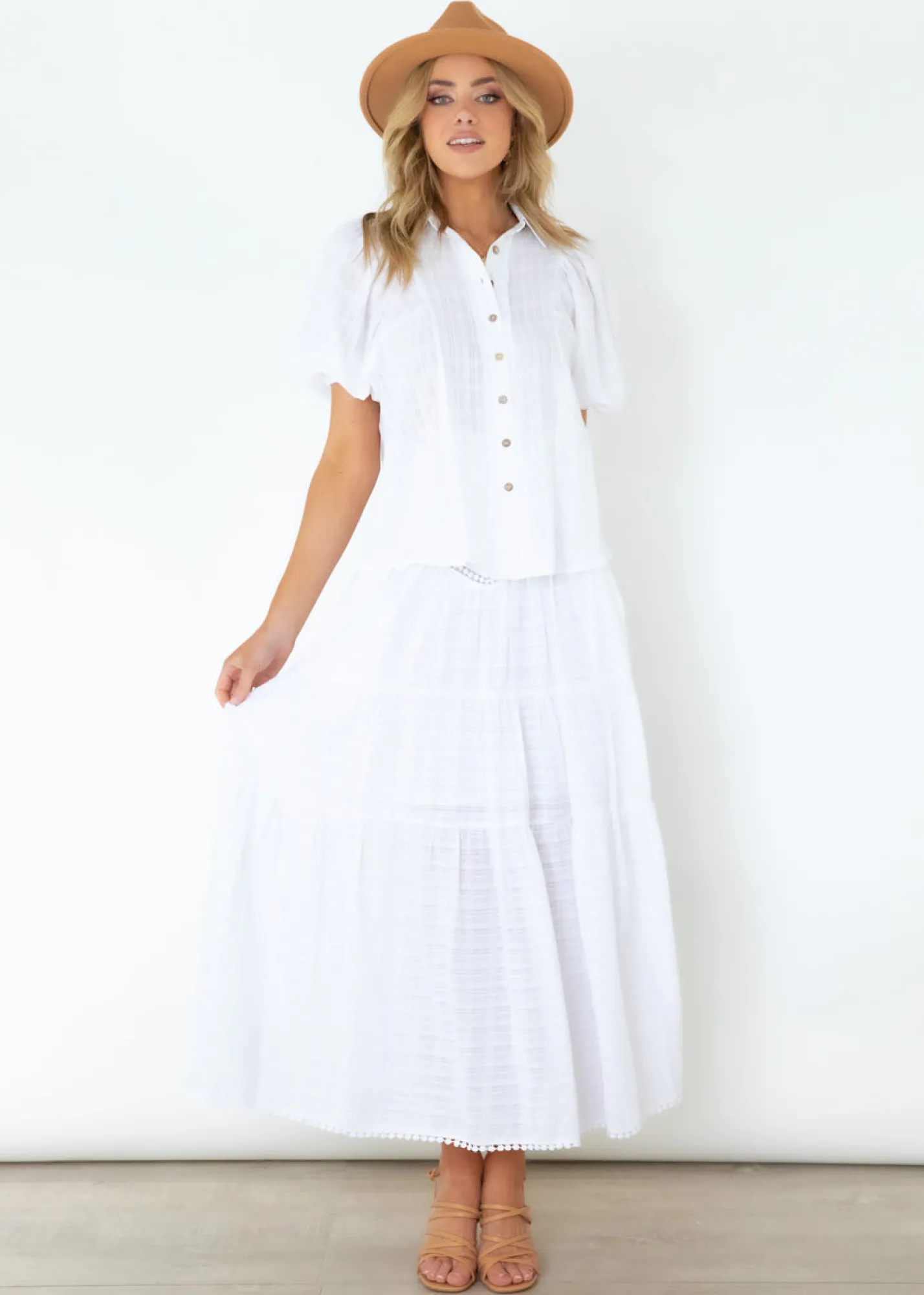 Women Gingham & Heels Skirts>Karianne Maxi Skirt