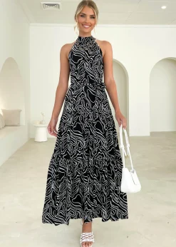 Women Gingham & Heels Maxi><noscript><img width=