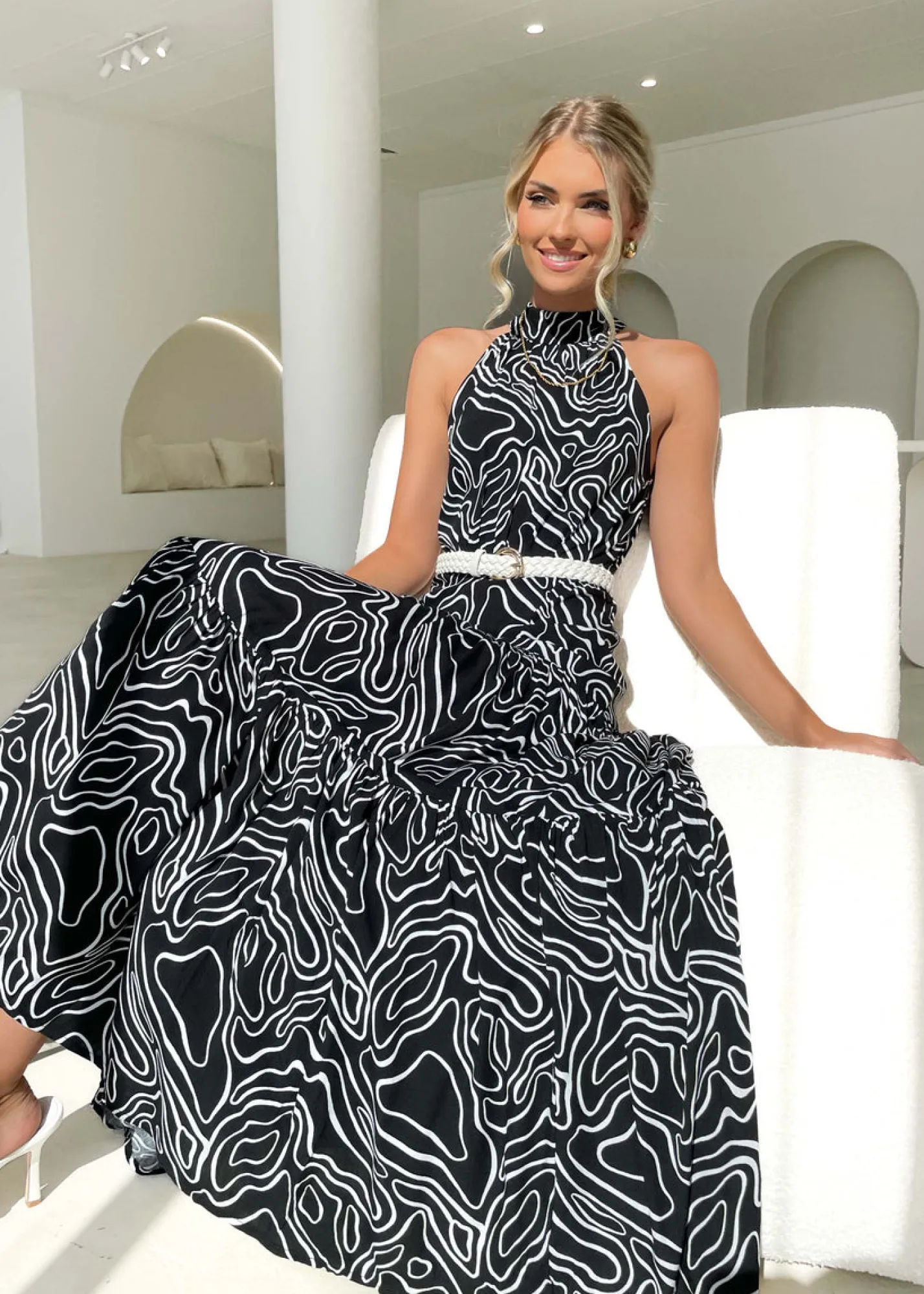 Women Gingham & Heels Maxi>Katrina Maxi Dress