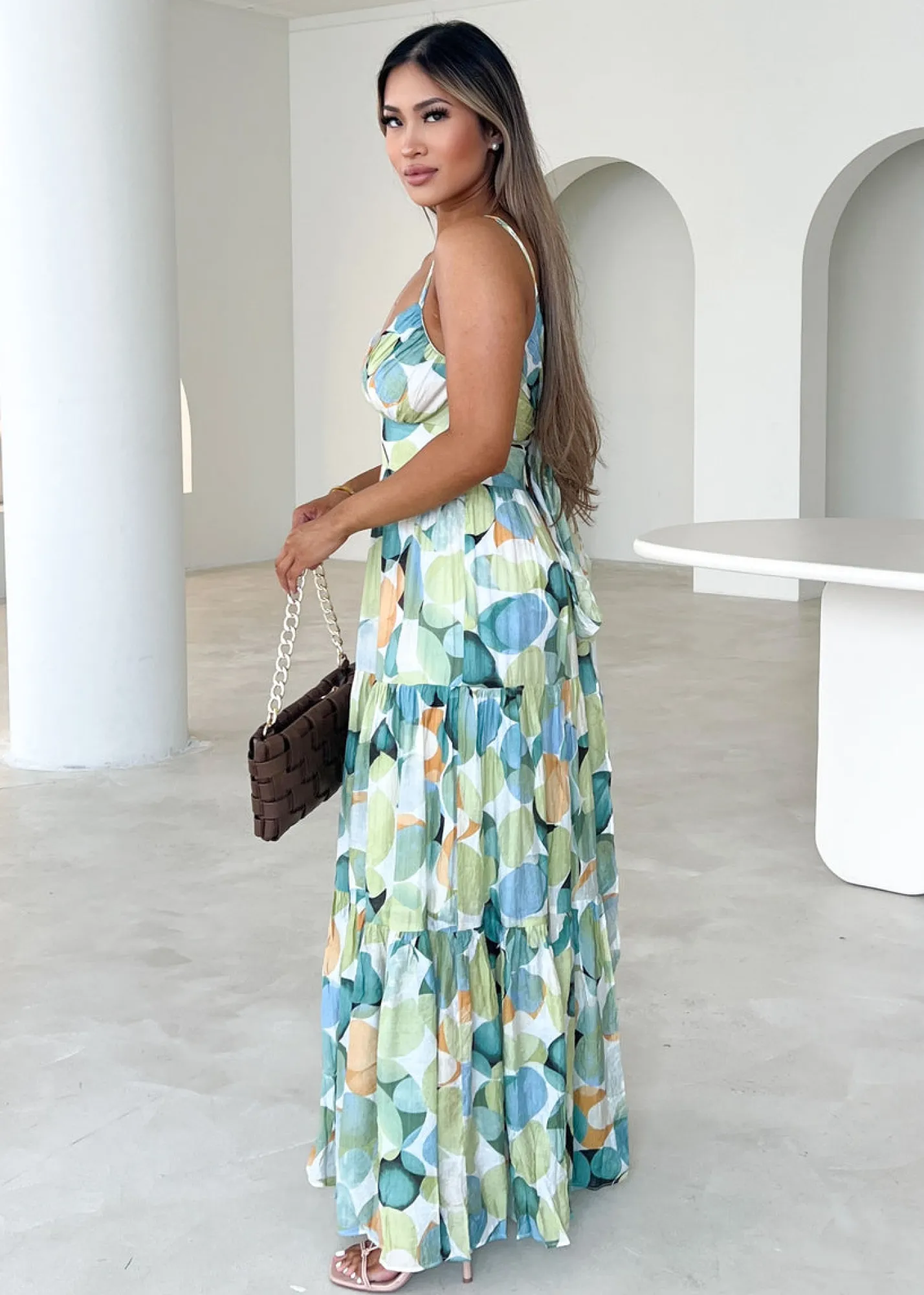 Women Gingham & Heels Maxi>Kayline Maxi Dress