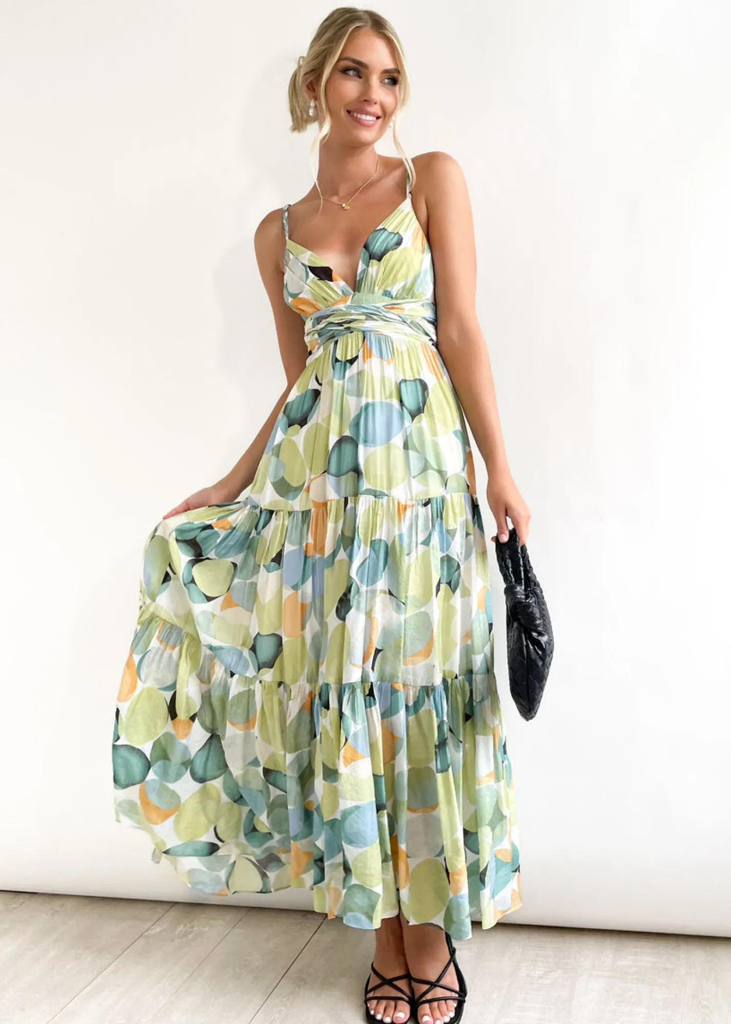 Women Gingham & Heels Maxi>Kayline Maxi Dress