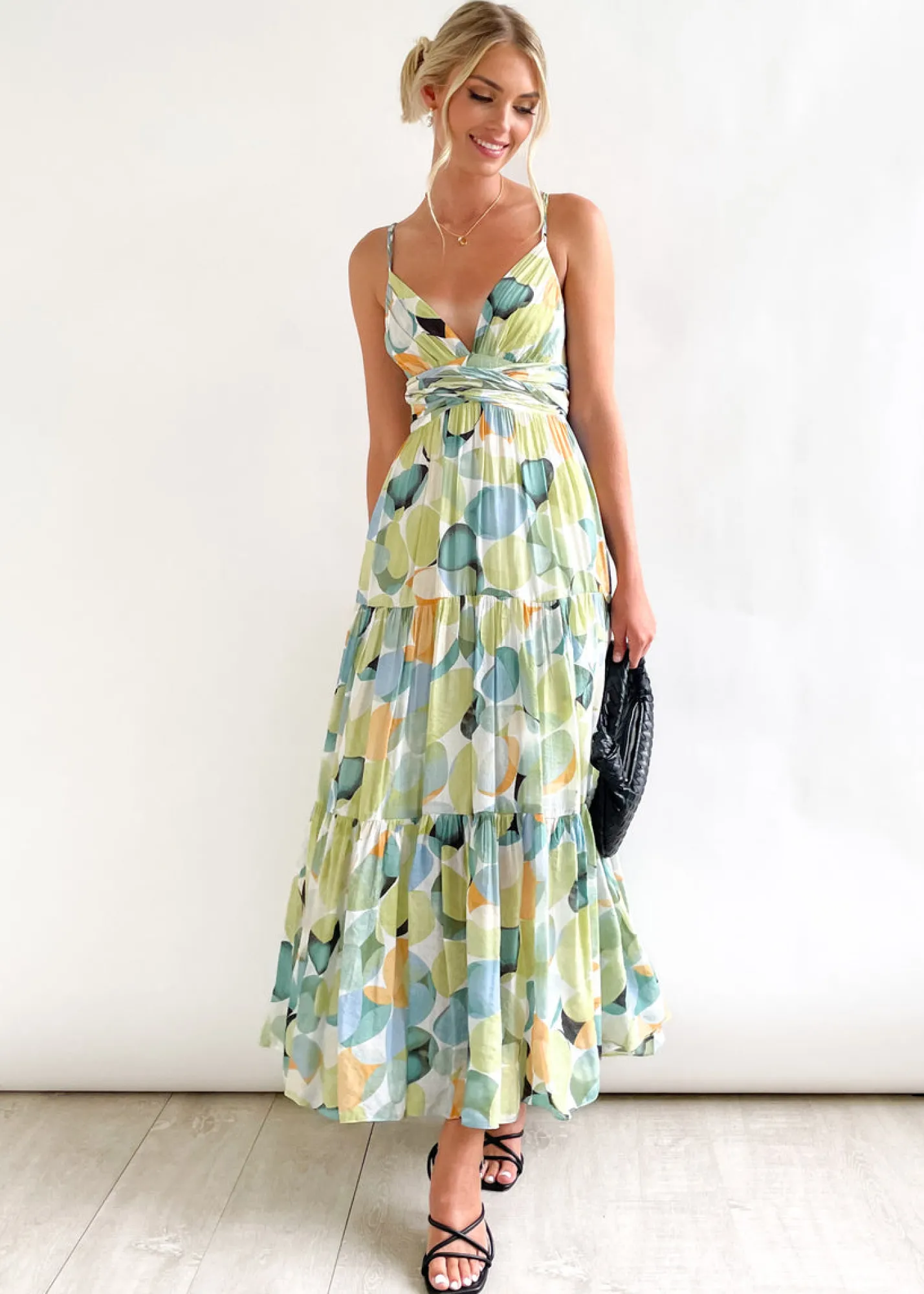Women Gingham & Heels Maxi>Kayline Maxi Dress