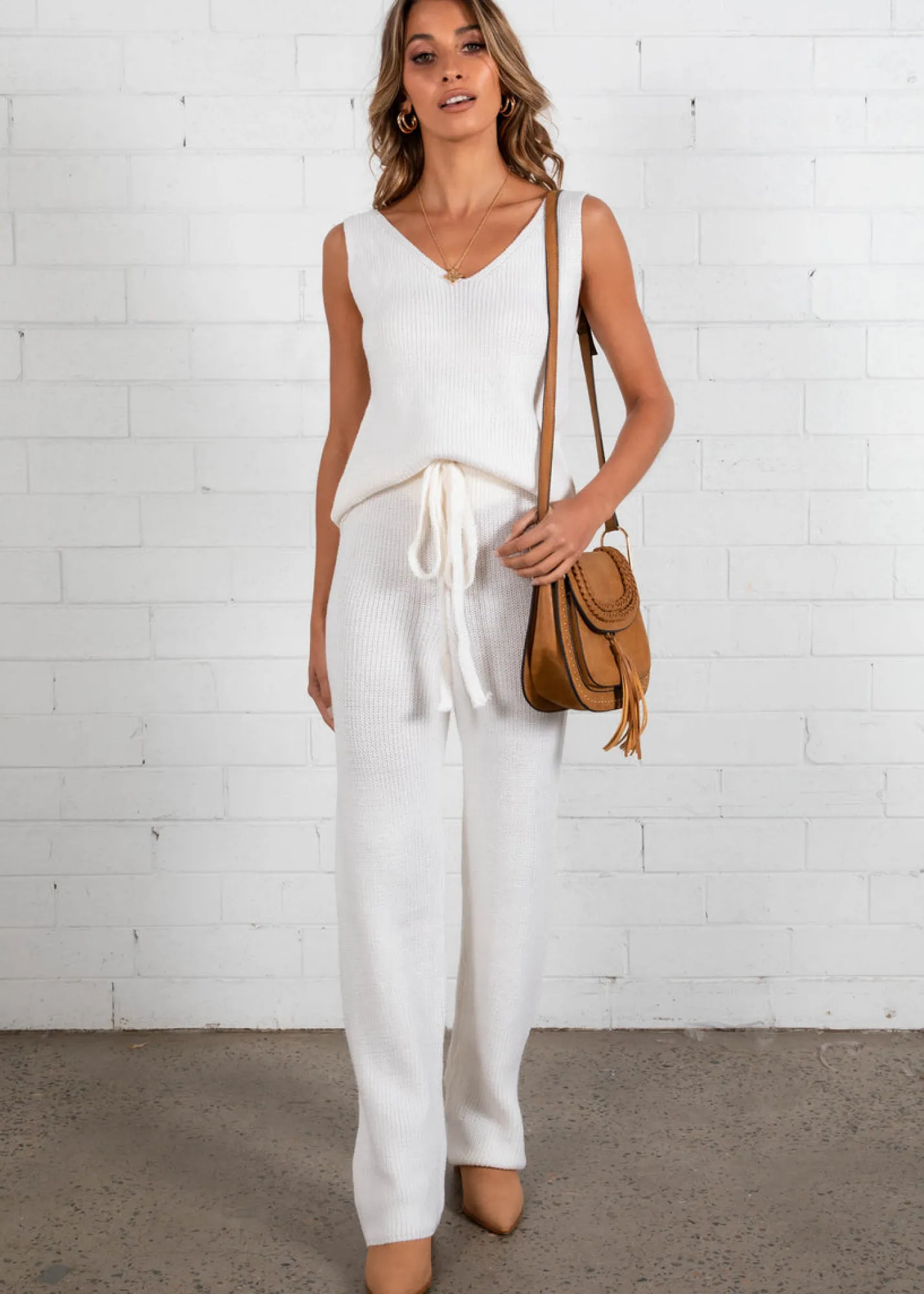 Women Gingham & Heels Pants>Keaton Knit Pants