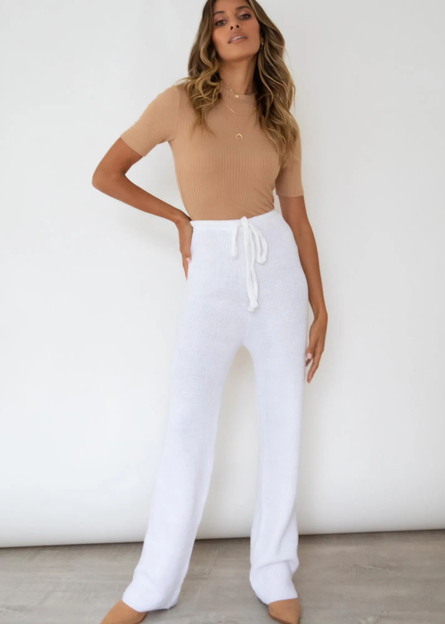 Women Gingham & Heels Pants>Keaton Knit Pants