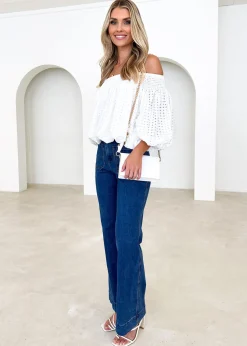 Women Gingham & Heels Blouses><noscript><img width=