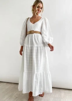 Women Gingham & Heels Maxi>Kelsie Maxi Dress