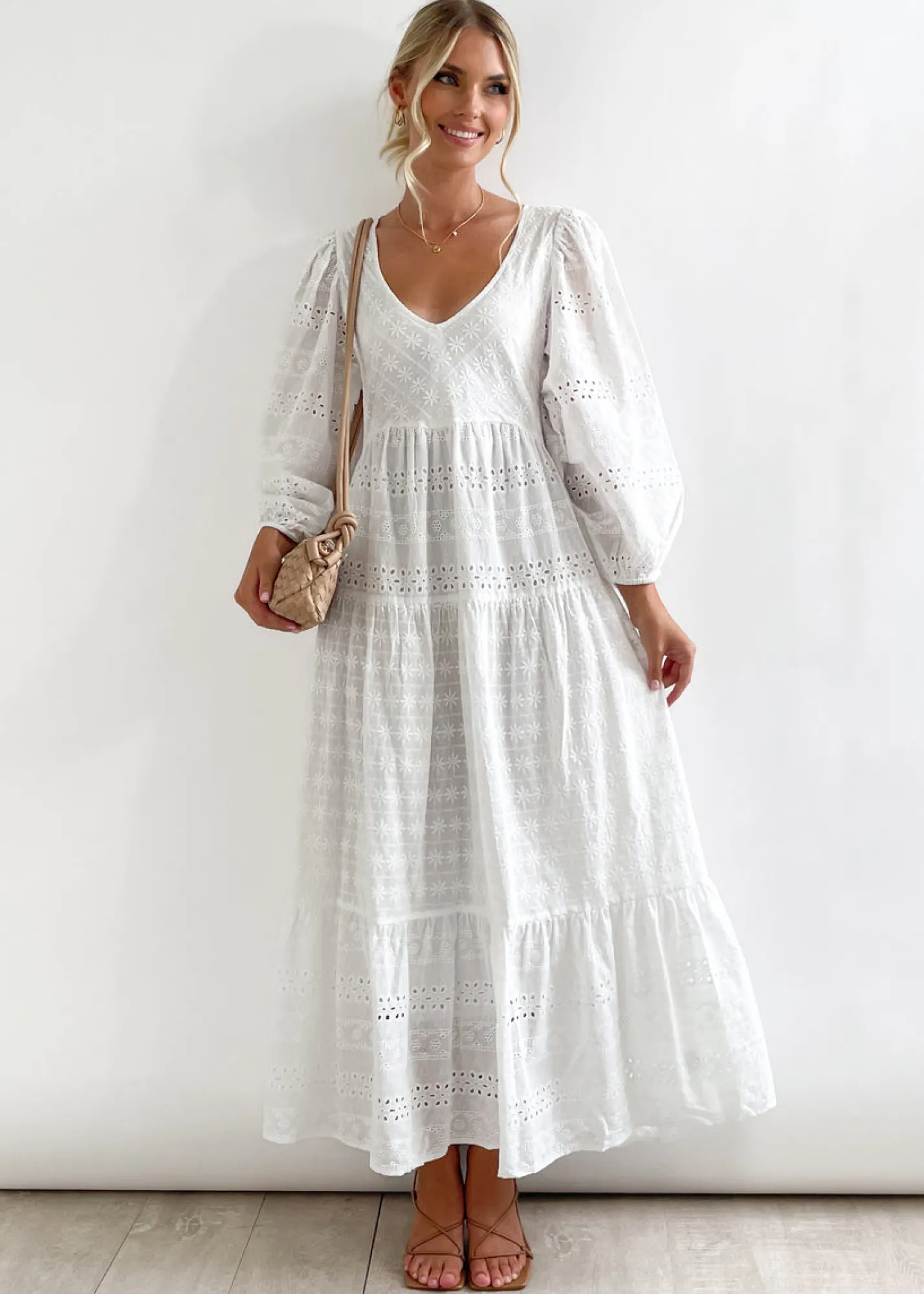 Women Gingham & Heels Maxi>Kelsie Maxi Dress