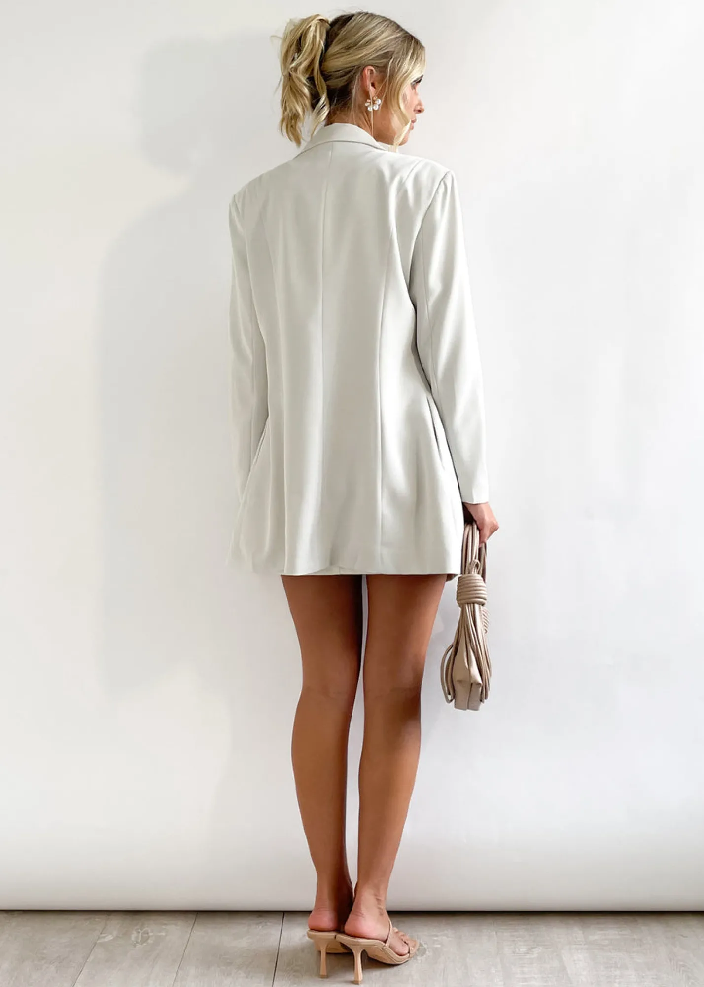 Women Gingham & Heels Sets>Kennia Blazer