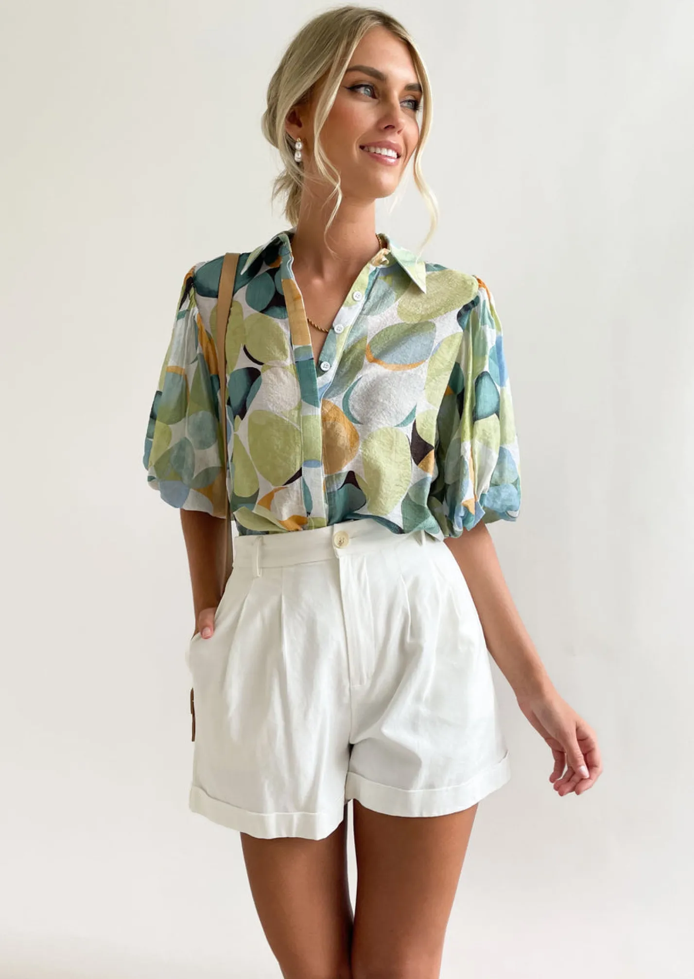 Women Gingham & Heels Blouses>Kenyon Blouse