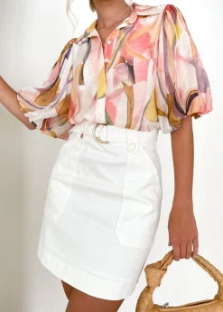 Women Gingham & Heels Blouses>Kenyon Blouse