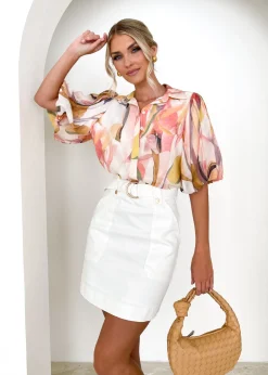 Women Gingham & Heels Blouses><noscript><img width=