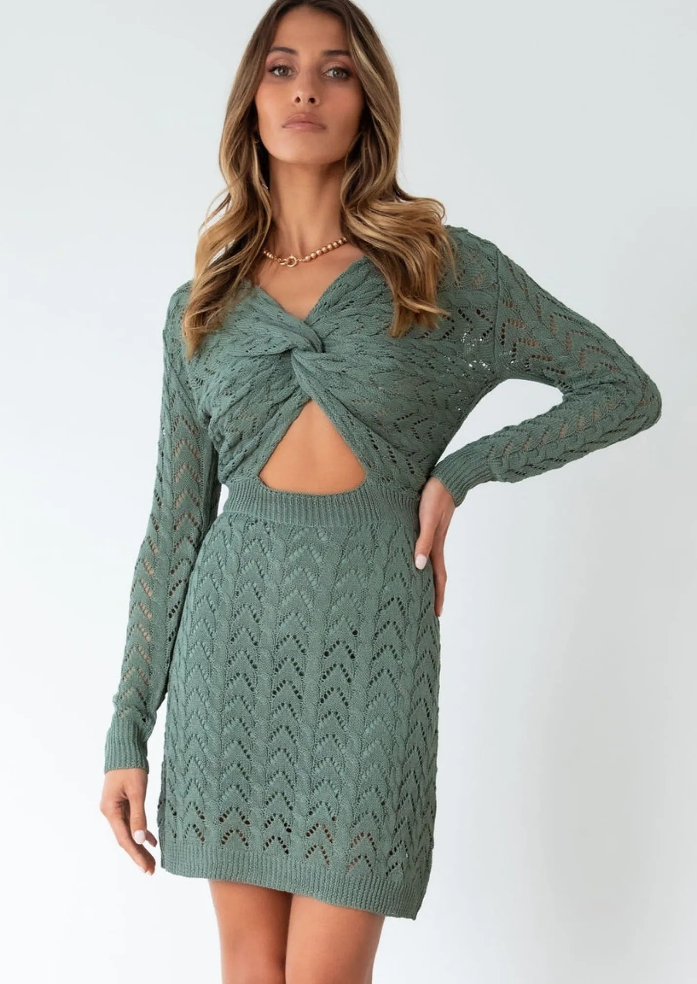 Women Gingham & Heels Knit Dresses>Kicking Goals Knit Dress