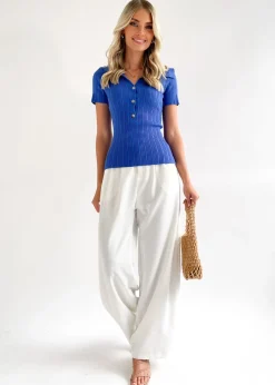 Women Gingham & Heels Knit Tops><noscript><img width=