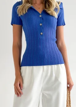 Women Gingham & Heels Knit Tops><noscript><img width=