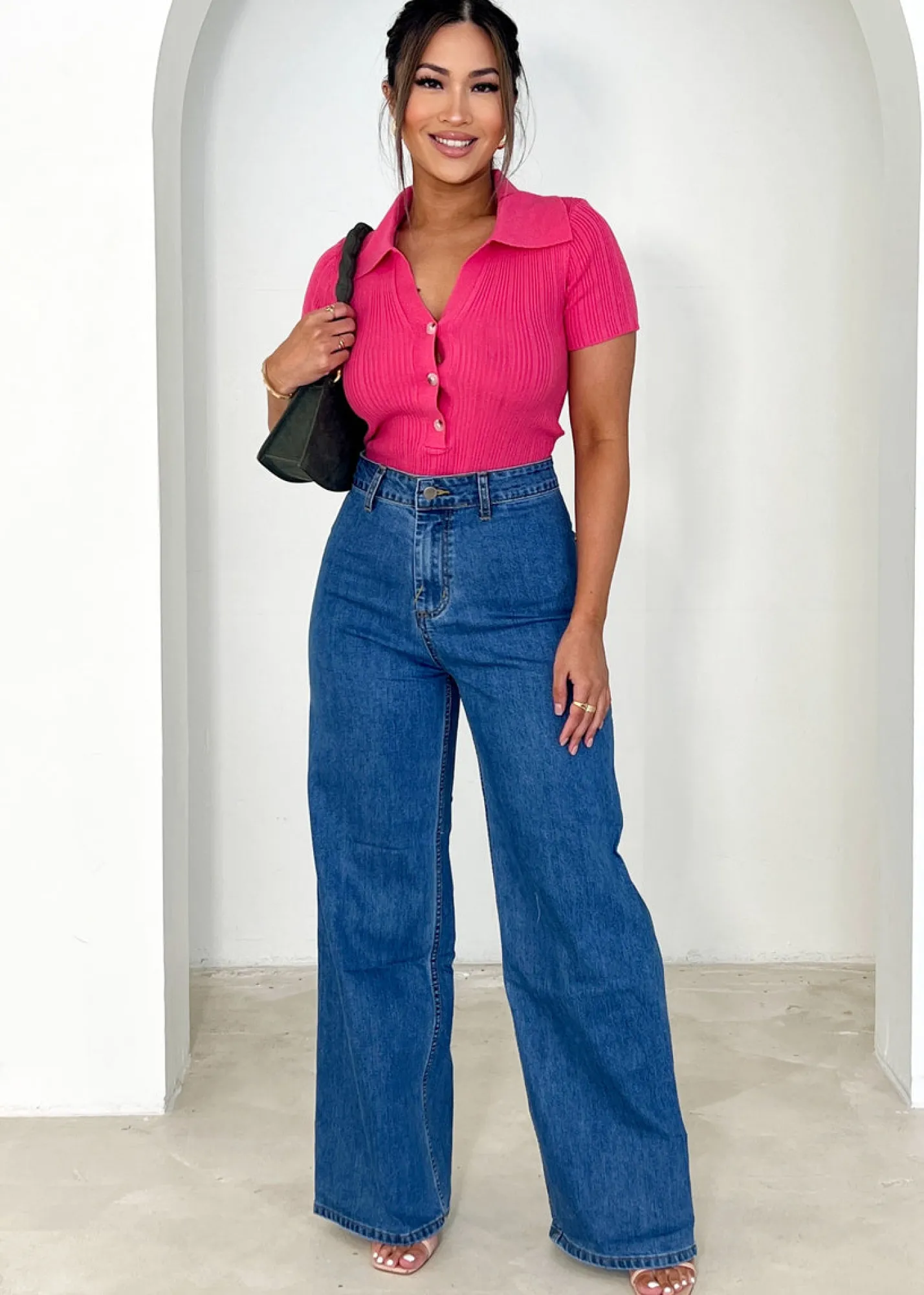 Women Gingham & Heels Knit Tops>Kiella Knit Top
