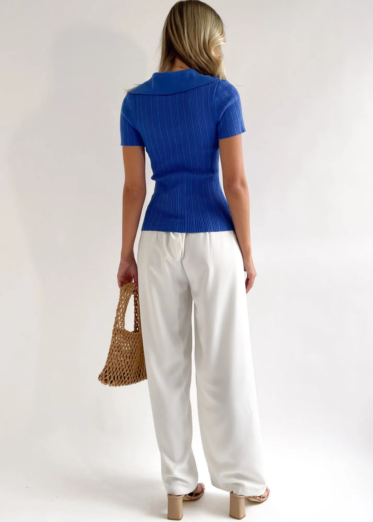 Women Gingham & Heels Basic Tops>Kiella Knit Top