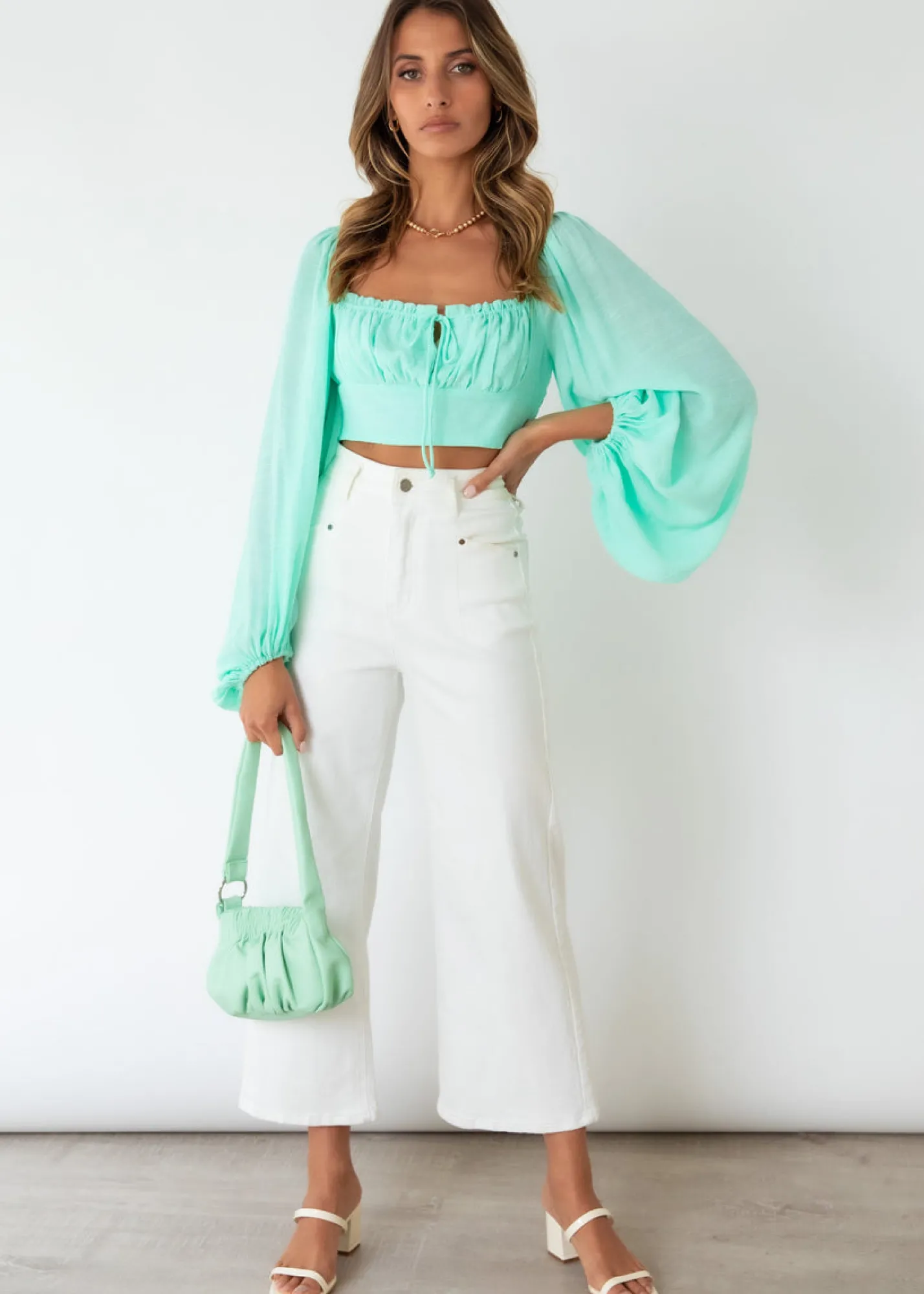 Women Gingham & Heels Crops>Kingsway Crop