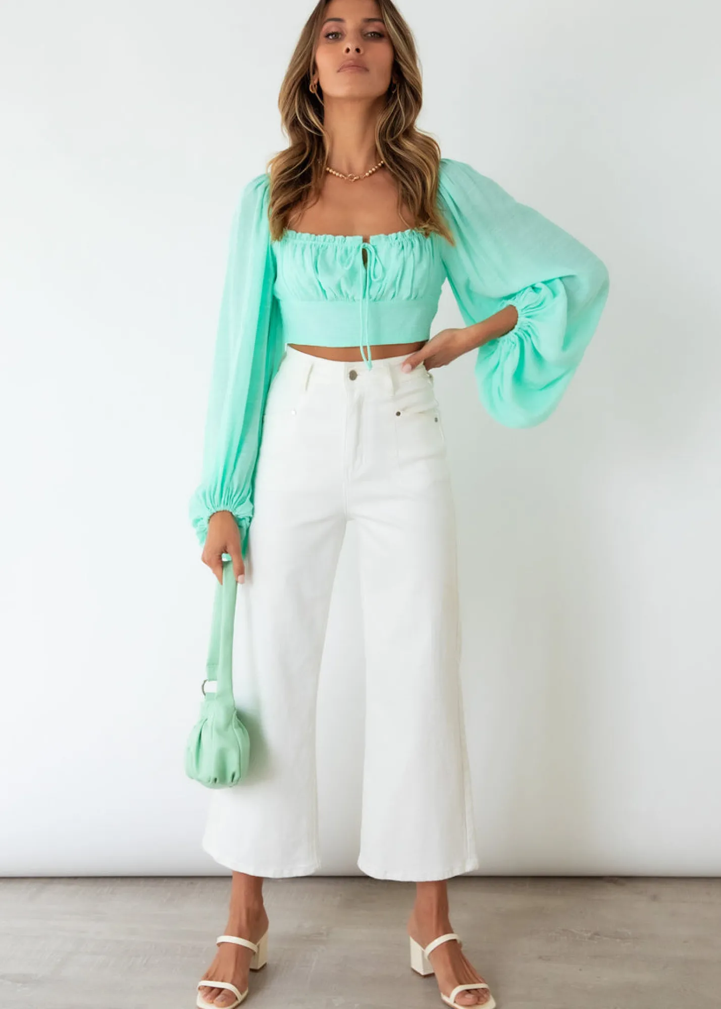 Women Gingham & Heels Crops>Kingsway Crop
