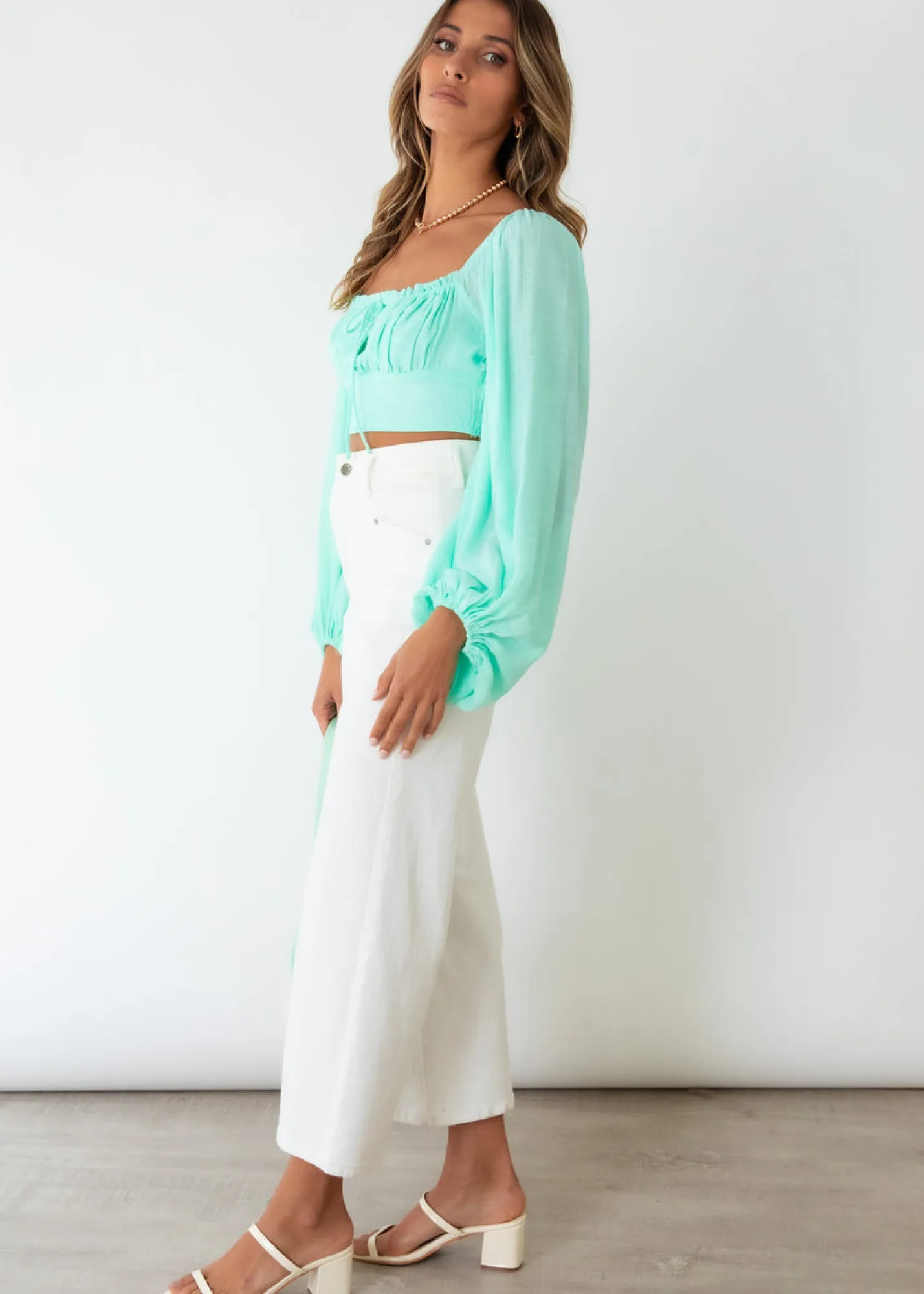 Women Gingham & Heels Crops>Kingsway Crop
