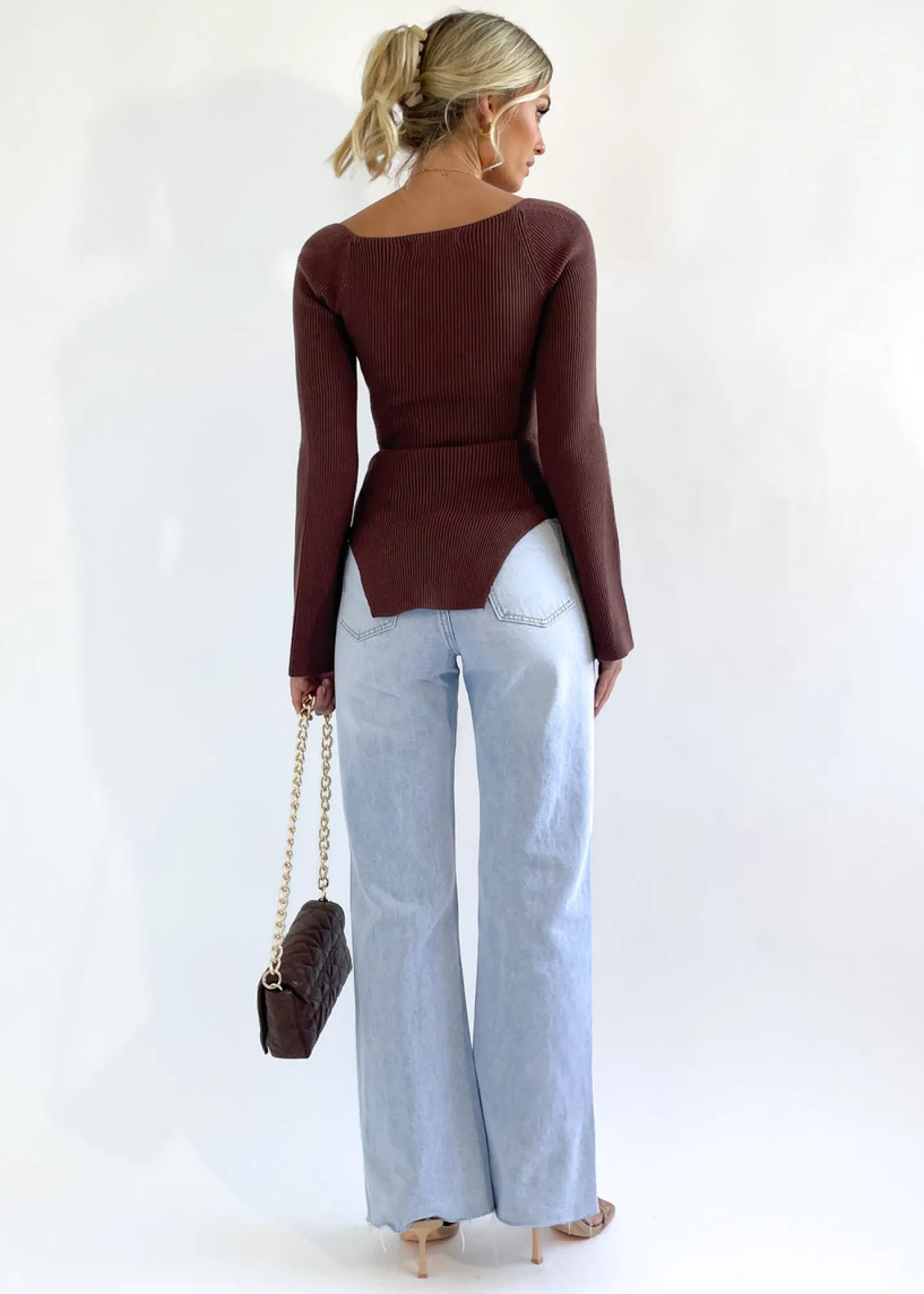 Women Gingham & Heels Knit Tops>Klarissa Knit Top