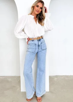 Women Gingham & Heels Blouses>Kosteen Blouse