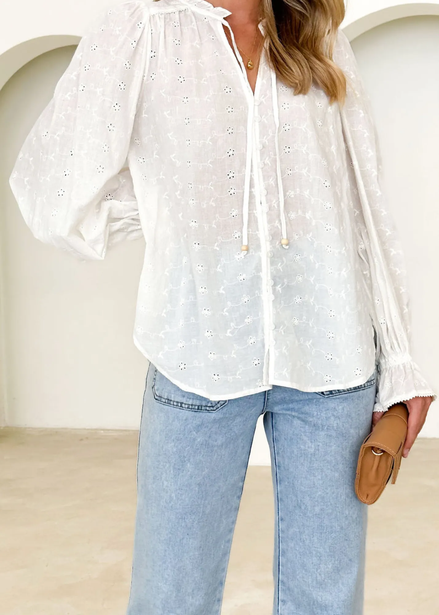 Women Gingham & Heels Blouses>Kosteen Blouse