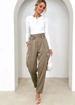 Women Gingham & Heels Pants>Kourt Pants