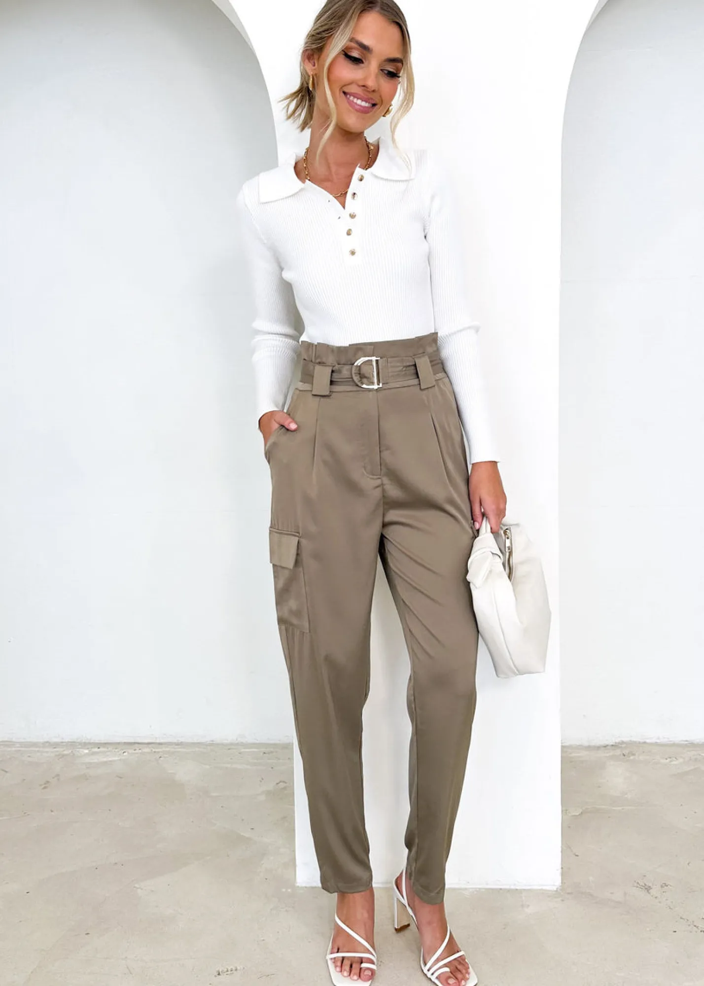 Women Gingham & Heels Pants>Kourt Pants