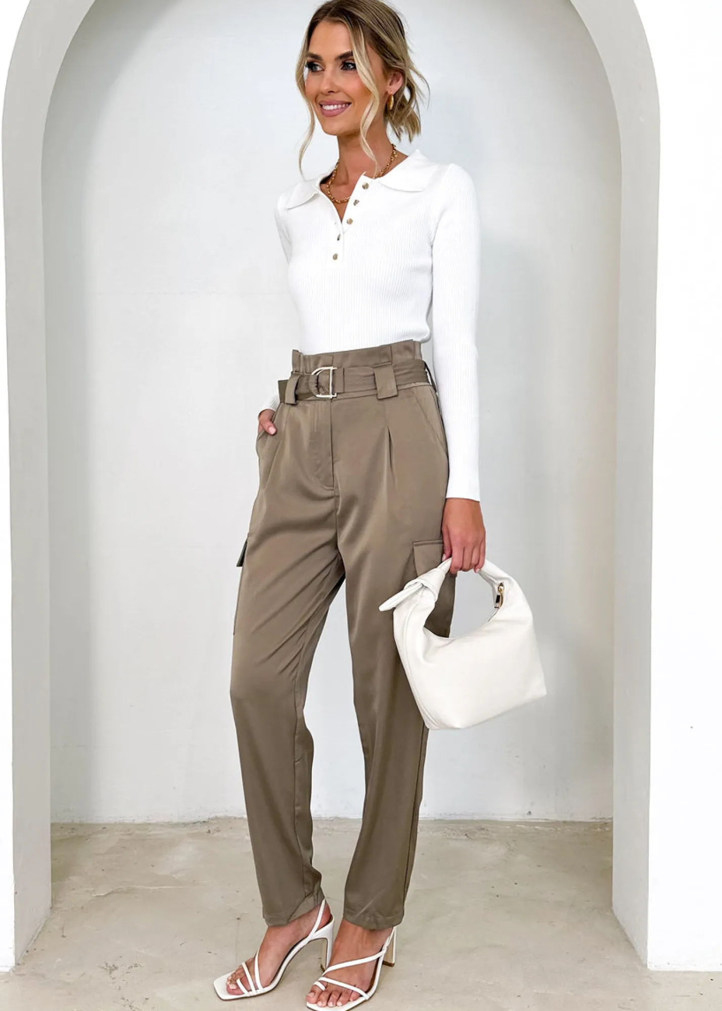 Women Gingham & Heels Pants>Kourt Pants