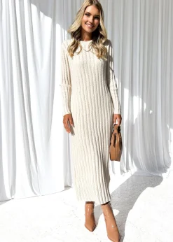 Women Gingham & Heels Knit Dresses><noscript><img width=