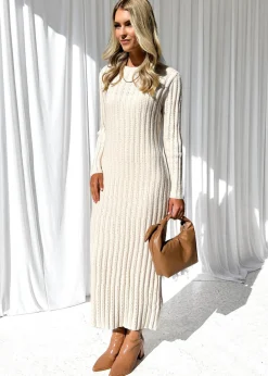 Women Gingham & Heels Knit Dresses><noscript><img width=