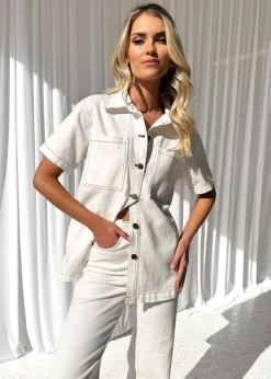 Women Gingham & Heels Shirts>Krissy Denim Shirt