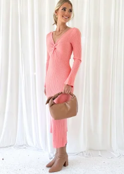 Women Gingham & Heels Knit Dresses><noscript><img width=