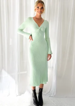 Women Gingham & Heels Knit Dresses><noscript><img width=