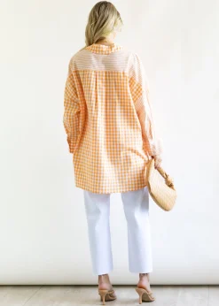 Women Gingham & Heels Shirts><noscript><img width=
