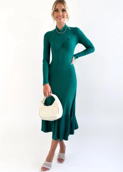 Women Gingham & Heels Knit Dresses><noscript><img width=